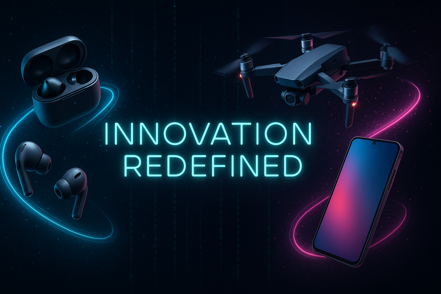 Matrix style banner
